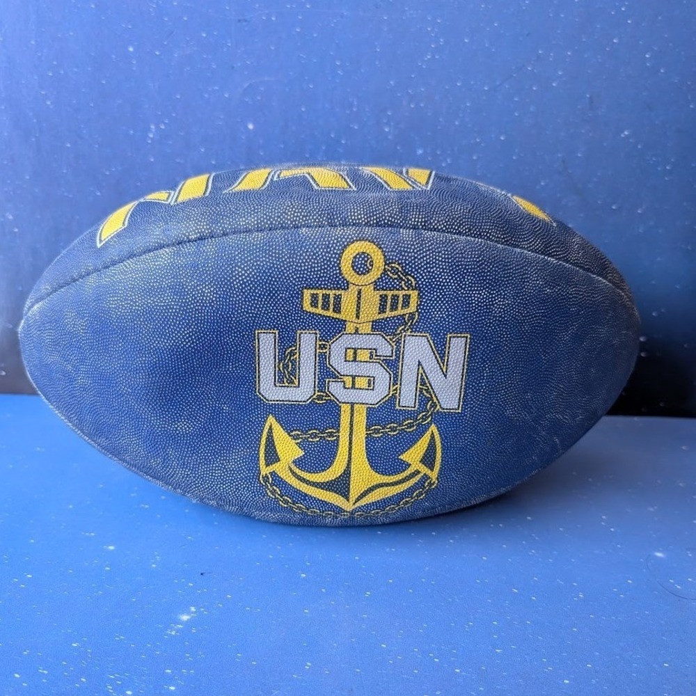 Red Rhino Sports US Navy Football OS Blue USN Anchor Patriotic Eagle Blue